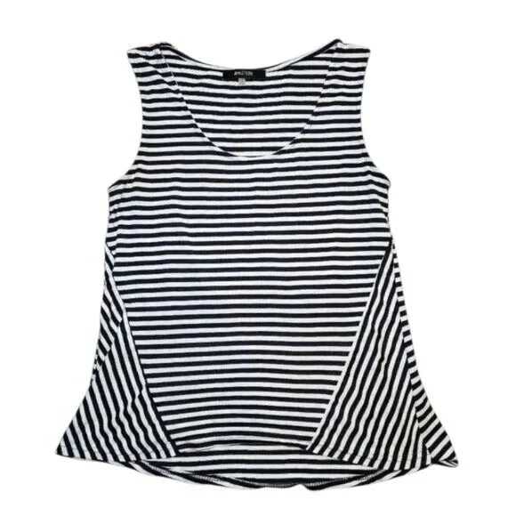 41 Hawthorn Striped Tank - Navy/White - Picture 2 of 5